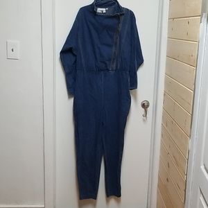 Vintage Denim Jumpsuit size 10-12